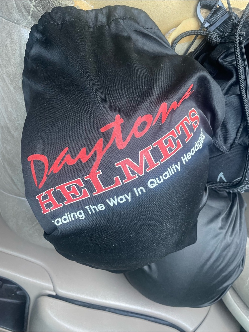 Daytona Black Helmet And Storage Bag